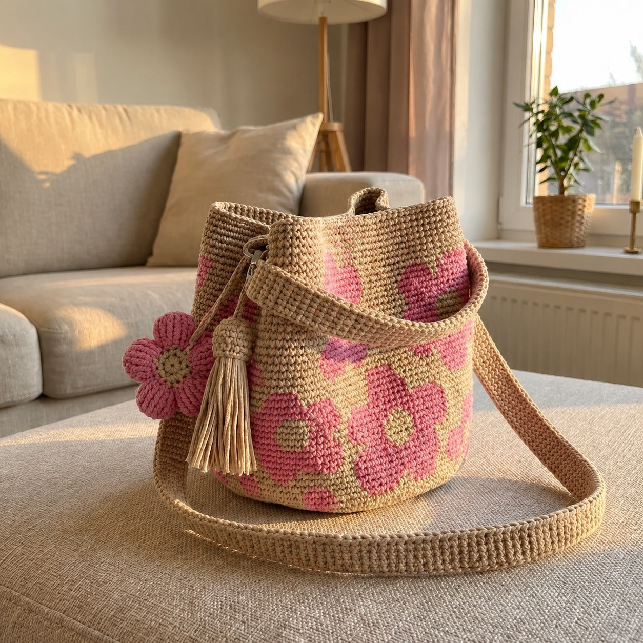 Bolso De Flores Hecho a Mano🌷