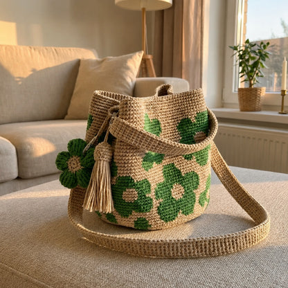 Bolso De Flores Hecho a Mano🌷