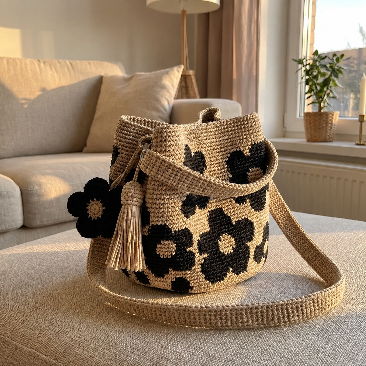 Bolso De Flores Hecho a Mano🌷